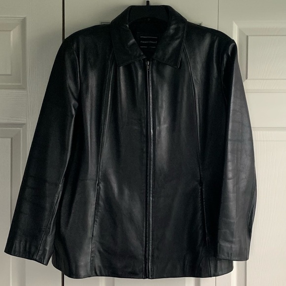 Preswick & Moore Leather Coat. EUC - Picture 3 of 11
